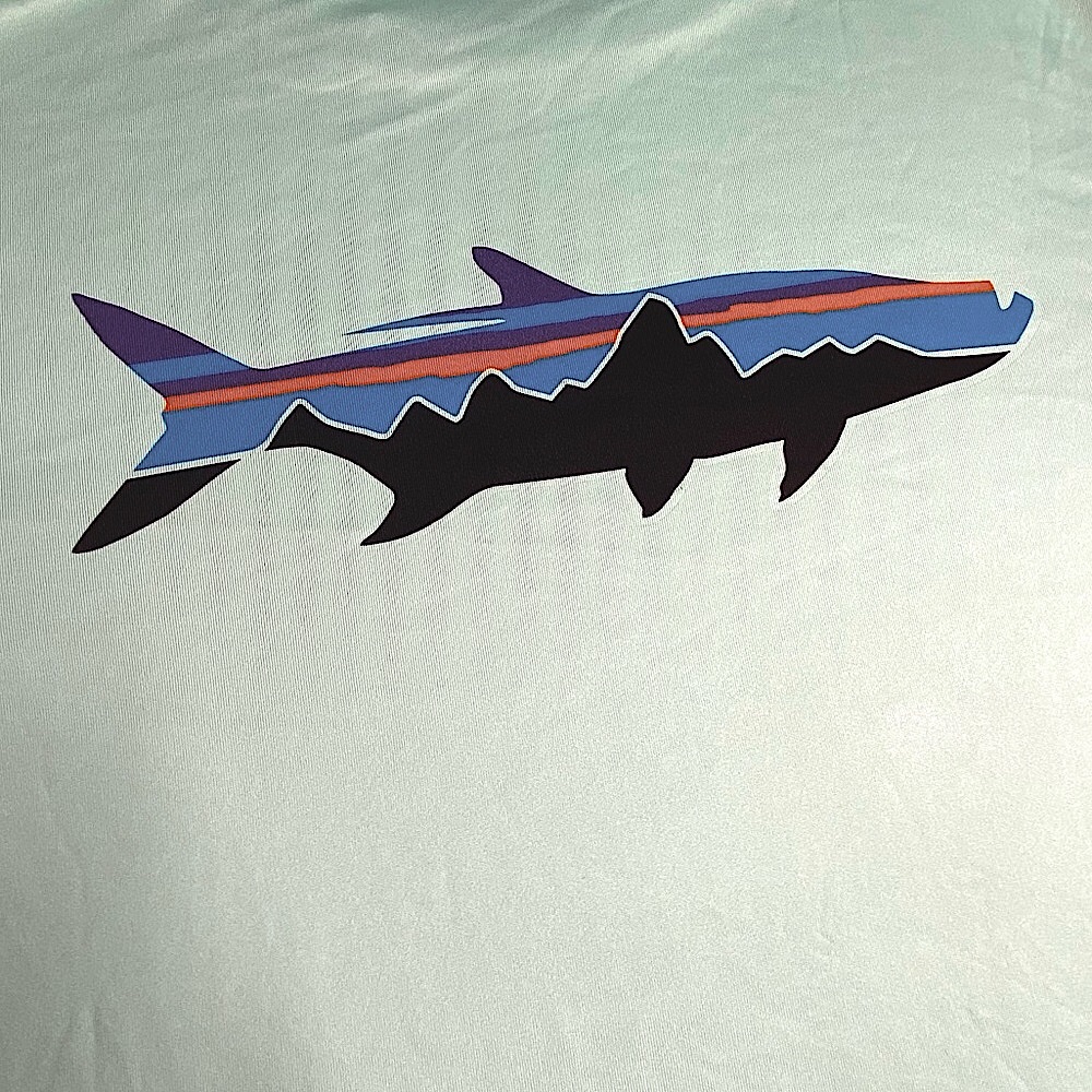 Patagonia Men's LS Capilene Cool Daily Waters Graphic T-Shirt - Size (M) Mint - Picture 5 of 14